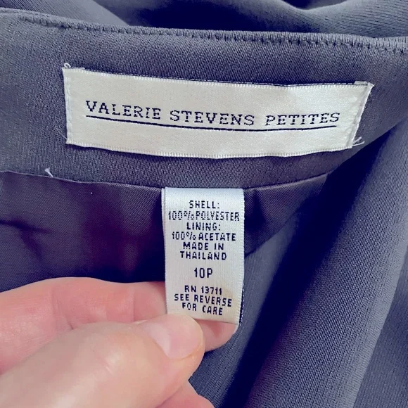Valerie Stevens Classic Gray Pencil Skirt - Picture 4 of 6